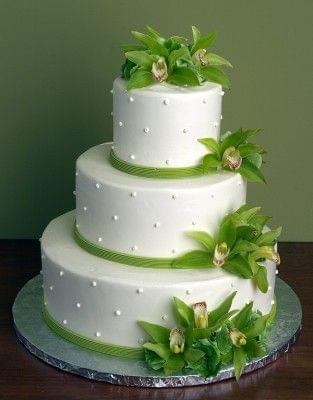 Znalezione obrazy dla zapytania Zielony tort weselny