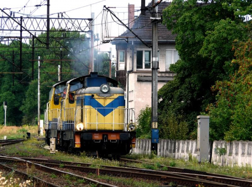 SU42-505 oraz 504 za nią za moment podłączą sie do pociągu osobowego Kamieńczyk rel. Poznań - Kudowa Zdrój. 14.08.08r. #polsat #PKP #spalinówka #lokotywa #lokomotywy #manewry #polsaty