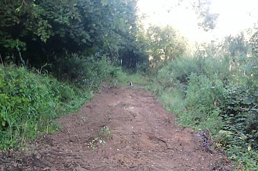 kawałek w kierunku Trzebiatowa tory też zdjęte #Gryfice #Gryficka #Kolej #Lxd2 #Nadmorska #Niechorze #Pogorzelica #Remont #Rewitalizacja #Wąskotorowa