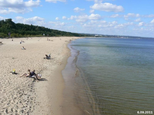 Plaża w stronę Jelitkowa #Morze