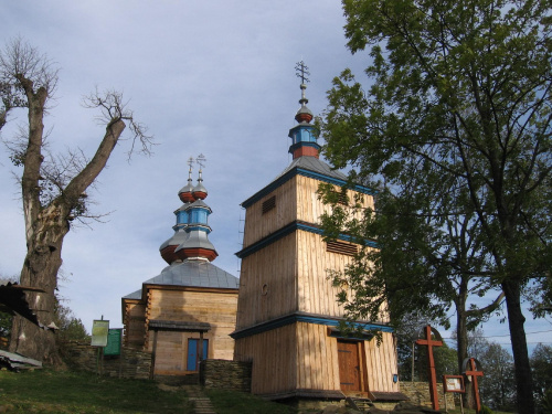 Cerkiew prawosławna w Komańczy p.w. Opieki Bogurodzicy #Bieszczady