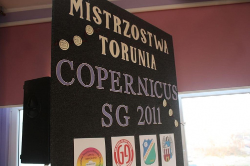 Mistrzostwa Torunia Szkół Gimnazjalnych w Warcaby Klasyczne - Copernicus SG 2011 - ZS nr 9 Toruń, dn. 23.11.2011r.