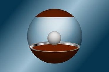 Grafika zrobiona w Gimpie #gimp #kula #szklana #SzklanaKula #LewitującaKulka