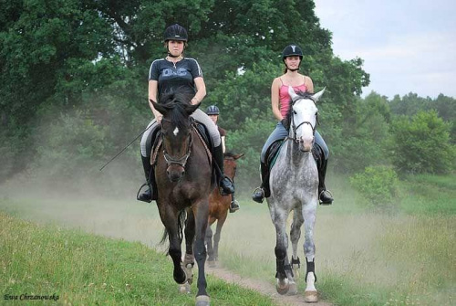 2009.06.18 Trening w Stodolach, Zosia i Ania