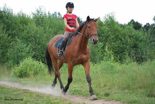 2009.06.18 Trening w Stodolach, Zosia i Ania