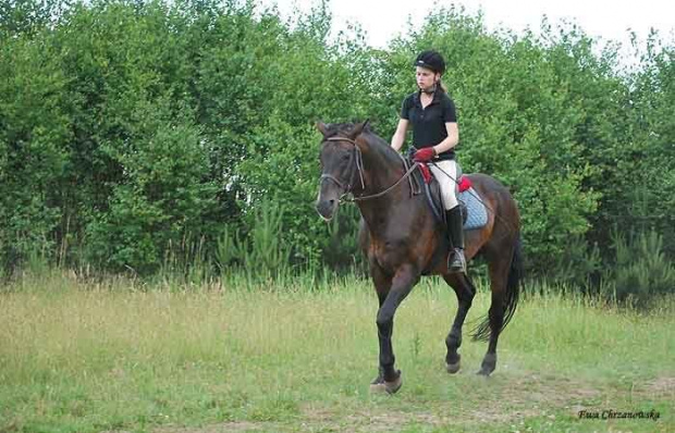 2009.06.18 Trening w Stodolach, Zosia i Ania