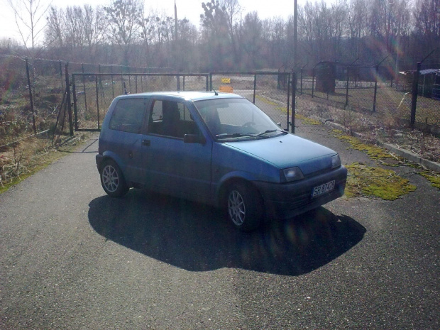 Pierwsze zdjęcia na alumach, samochód brudny niestety #Cinquecento