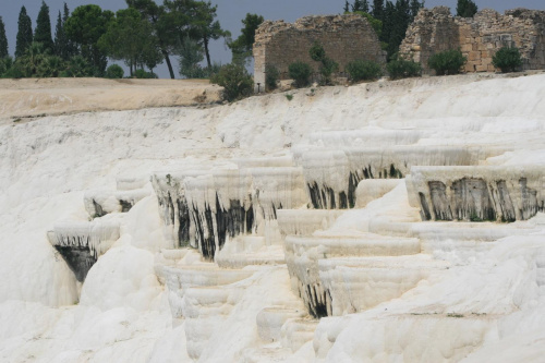 Pamukkale - tarasy wapienne, ścieżka południowa