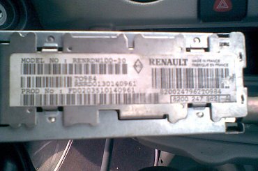 nalepka na radiu renault kangoo #radio #nalepka #renault #kangoo