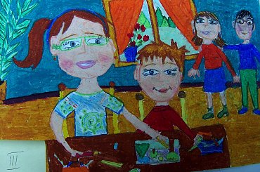 IV Konkurs Plastyczny dla uczniów szkół podstawowych #plastyczny #konkurs #prace #rysunek #dzieci #ŚwiatRodzina #mama #tata #siostra #brat