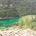 jezioro zielone z góry