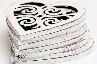 serce drewno #dekoracja #dom #litery #ozdoby #serce #wnętrza