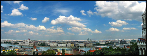 Panorama Budapesztu- widok na Peszt #Budapeszt