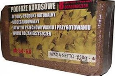 kokogrunt, koko grunt, coco, podłoże kokosowe, kokos, 650gr #KokoGrunt #coco #PodłożeKokosowe #kokos