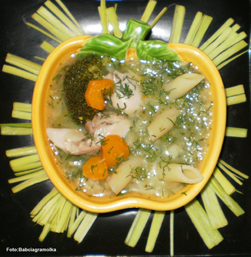 Zupa brokułowo-jarzynowa z makaronem.
Przepisy do zdjęć zawartych w albumie można odszukać na forum GarKulinar .
Tu jest link
http://garkulinar.jun.pl/index.php
Zapraszam. #zupa #brokuły #jarzynowa #gotowanie #jedzenie #kulinaria