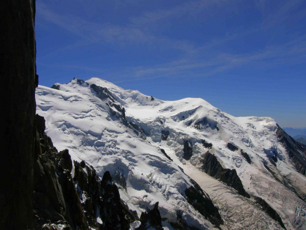 Mont Blanc z Aguille du Midi