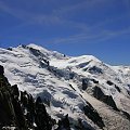 Mont Blanc z Aguille du Midi