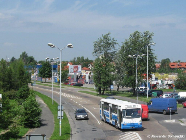 Jelcz 120M #3197 (Transgór Rybnik) na linii 45 (ZTZ Rybnik), Rybnik, ul. Budowlanych.