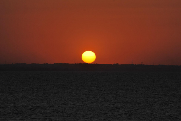 #słońce #zachód #morze #tunezja