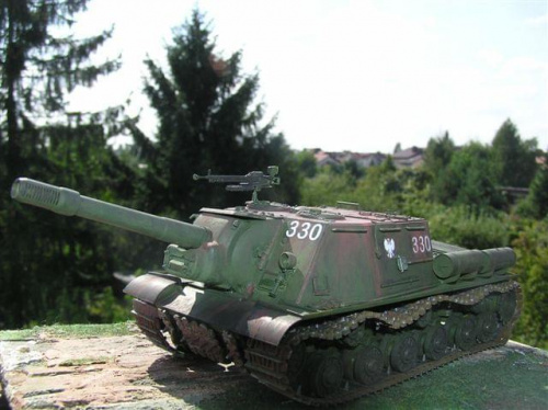 Model działa SU-152 wykonał Pan Piotr Najwer z Łodzi. #Militaria #Modelarstwo