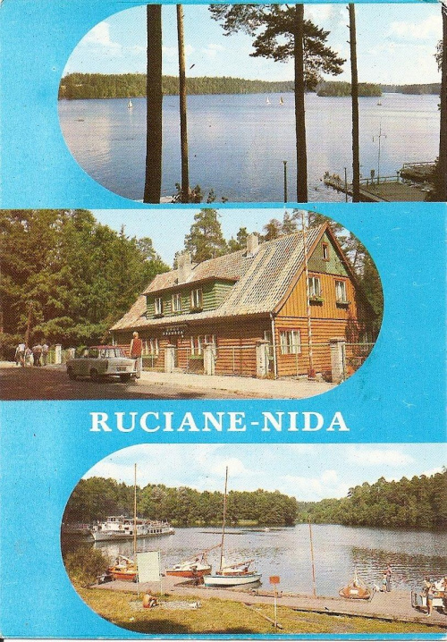 Ruciane - Nida_1) Jezioro Nidzkie
2) Dom Wycieczkowy PTTK
3) Przystań żeglarska nad jeziorem Guzianka Wielka