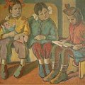 Trzy siostry. Malowal Stanislaw Szpineter.