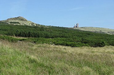 Łabski Szczyt i przekaźnik TV #góry #SzklarskaPoręba #Karkonosze #krajobraz #ŁabskiSzczyt