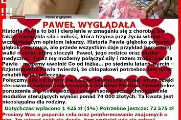 Paweł Wyglądała - posocznica gronkowcowa SEPSA, porażenie wiotkie czterokończynowe, przewlekła niewydolność nerek --- http://pomagamy.dbv.pl/ #PawełWyglądała #PosocznicaGronkowcowa #SEPSA #pomagamydbvpl #StronaInformacyjna #ApelOPomoc #SOS