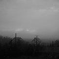 Mroczną Pogodę dzisiaj mamy. #pogoda #mrok #deszcz #mgła #zimno