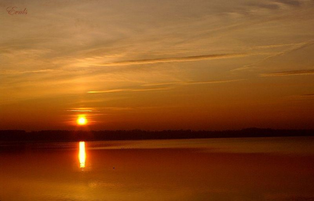 3.XII.2009 Mglisty zachód słońca... #ZachódSłońca