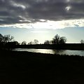 Cudowny widok... Spacer 26.12.2009r #rzeka #vhmury #słońce