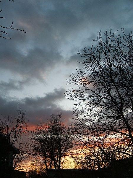 #krajobraz #widok #ZachódSłońca #wieczór #niebo #słońce #chmury