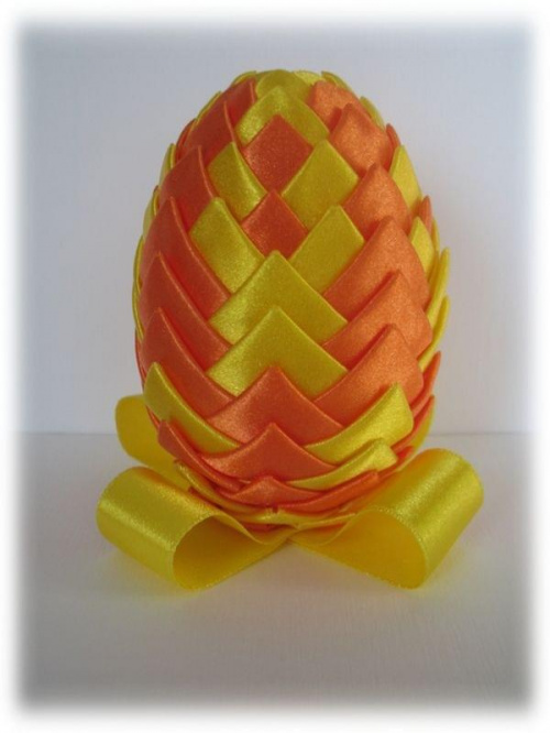 Wielkanocne jajko wstążkowe #JajkoWielkanocne