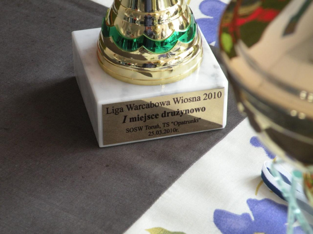 Turniej województwa kujawsko-pomorskiego Liga Warcabowa - Wiosna 2010, SOSW Toruń - 25.03.2010r.