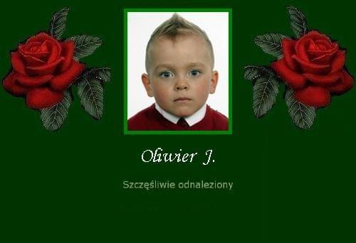 Oliwier J. - szczęśliwie odnaleziony ---- --- ----- ----- ---- ----- ----- ---- http://pomoc-rodzinom.blog.onet.pl