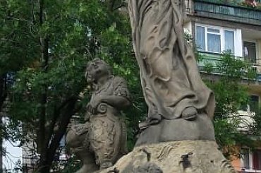 Kłodzko.Jedna z figur na moście. #rower #TwierdzaKłodzka