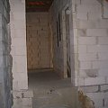 widok na korytarz od strony sypialni nad garazem.