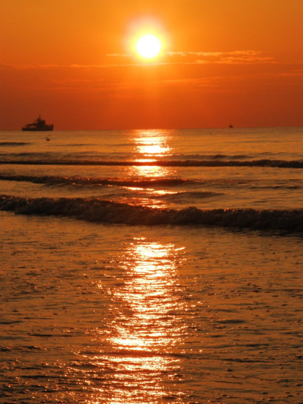 zachód słońca #ZachódSłońca #łeba #morze #wczasy #wakacje