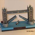 Tower bridge-Londyn,model kartonowy