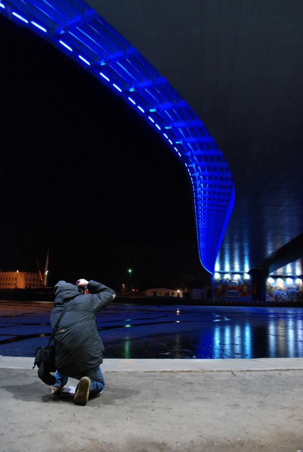 #most #fotograf #rzeka #światło #niebieski