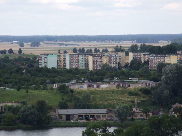 Gniezno widoki miasta z wieży katedry