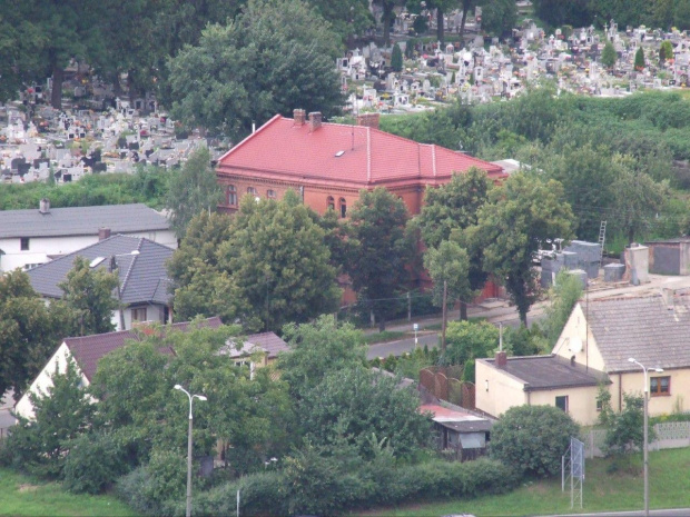 Gniezno widoki miasta z wieży katedry