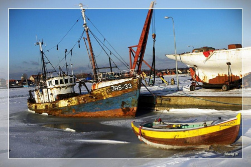 #jastarnia #port #zima #netm #morze