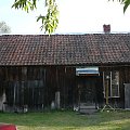 Widok chaty od strony wejścia #Mazury #Puchałowo #grzyby