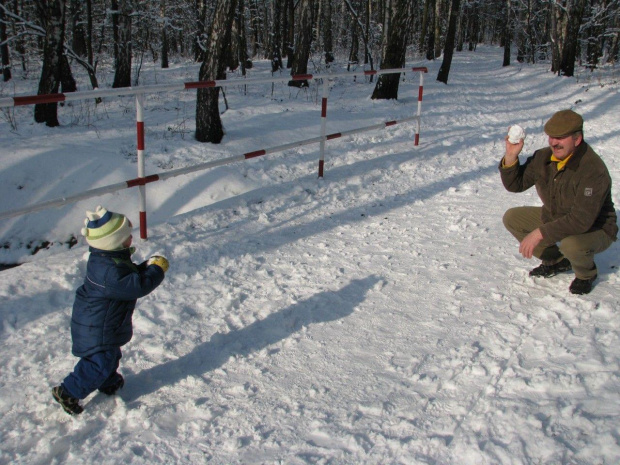 bitwa śnieżkowa :D