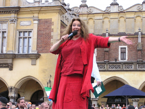 Anna Dymna dobrze się bawiła :-) #Kraków #festiwal #aktorka #AnnaDymna