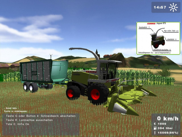 Claas Jaguar 870 #ClaasJaguar870 #Claas #LandwirtschaftsSimulator2008 #Landwirtschafts #Simulator