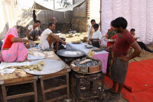 kuchnia na przyjeciu zarećzynowym, Indie
