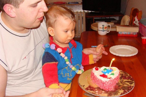 Urodzinowy tort.