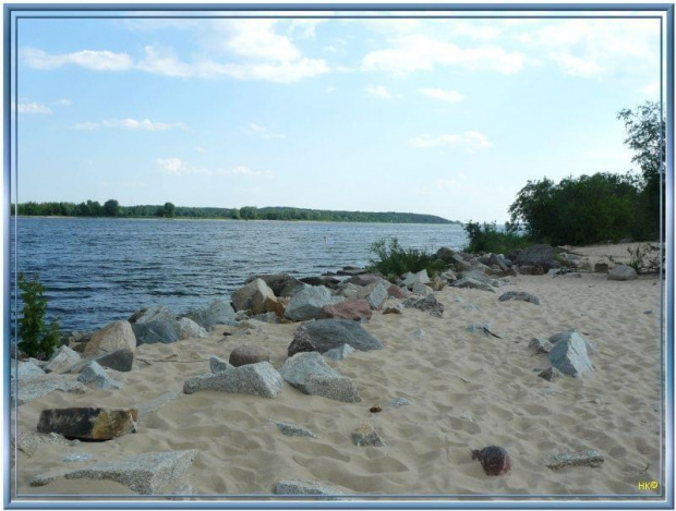 Gdańsk-Świbno,kamienne nabrzeże wzdłuż Wisły #NadMorzem #widoki #plaża #morze